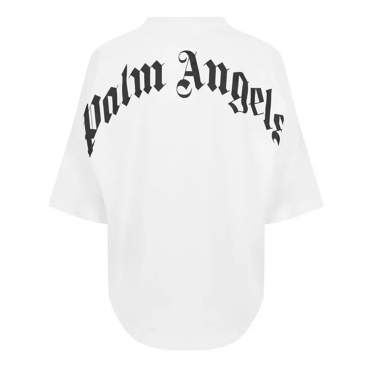 Unisex White Logo Crewneck Tee